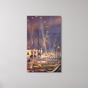 Toile Seattle, affiche de l'Exposition universelle