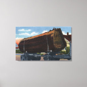 Toile Seattle, rondin de WashingtonGiant en route au