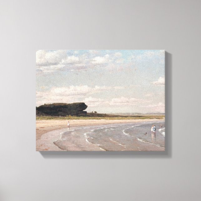 Toile Second Beach Newport par Worthington Whittredge (Recto)