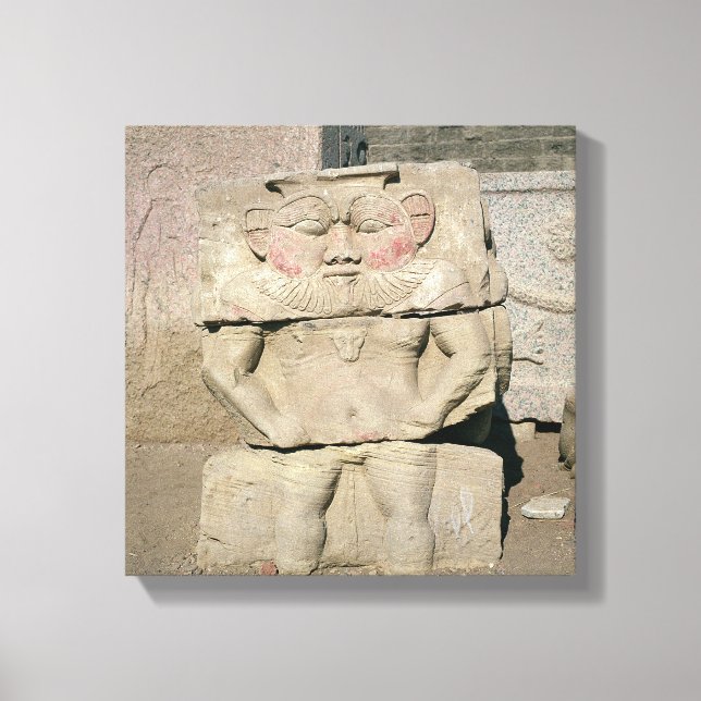 Toile Secours du dieu de la famille égyptienne, Bes (Recto)