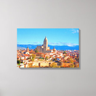 Toile Ségovie, Espagne paysage