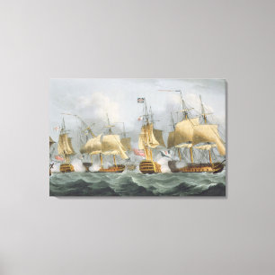 Toile Seigneur Howe dans la Reine Charlotte, cassant