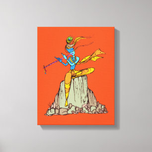 Toile Seigneur Krishna avec la cannelure