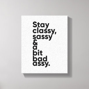 Toile Séjournez au Classy Sassy et profitez d'un peu d'a