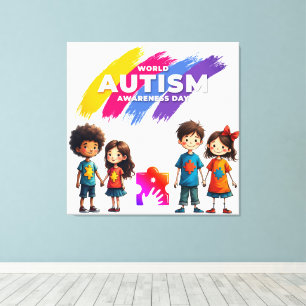 Toile Sensibilisation à l'autisme