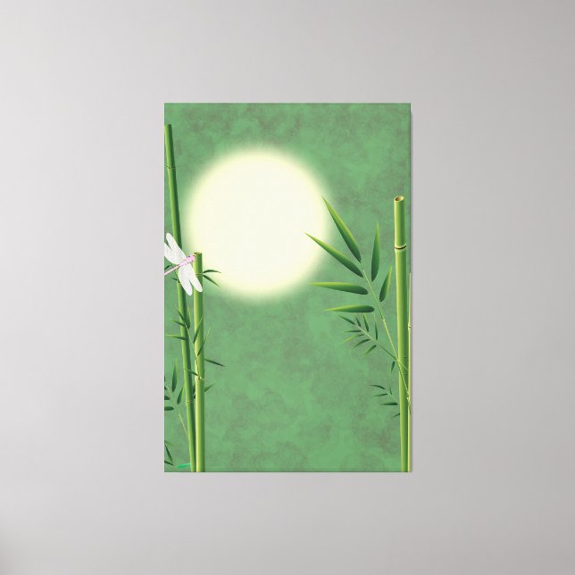 Toile Serene Bamboo Sky (Recto)