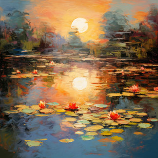 Toile Sérénité de Monet