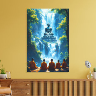 Toile Sérénité des Cinq Moines