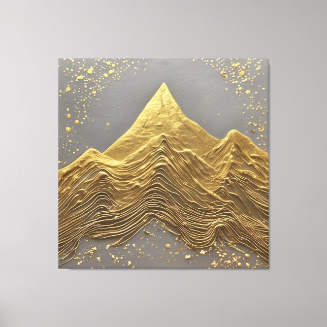 Toile Sérénité d'or (Recto)