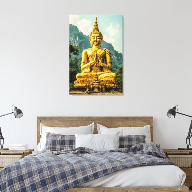 Toile Sérénité dorée (Insitu(Chambre))