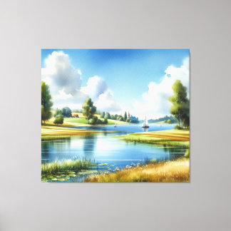 Toile Serenity on the Lake