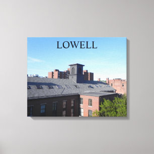 TOILE SÉRIE DE DESSUS DE TOIT DE LOWELL LE MASSACHUSETT