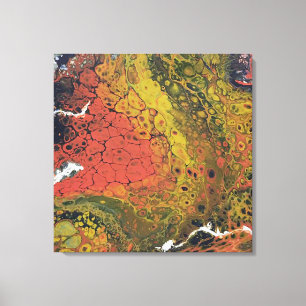 Toile Série de rayonne fondue - Terre sèche