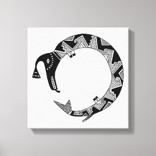 Toile Serpent D'Eau, Mimbres Poterie Design