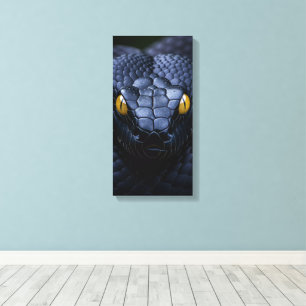 Toile Serpent noir