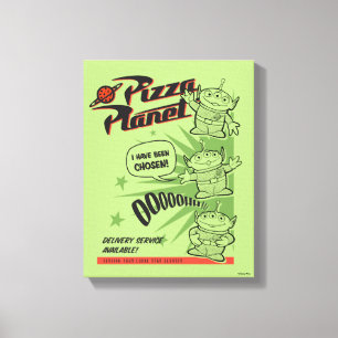 Toile Service de livraison de pizza Planet Retro Graphis