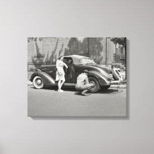 Toile Service de réparation automobile, 1942