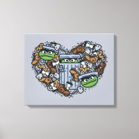 Sésame Sésame | Oscar the Grouch Doodle Heart