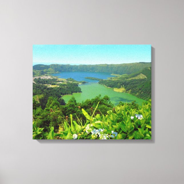 Toile Sete Cidades Açores Imprimer 20" x 16", 1,5" (Recto)