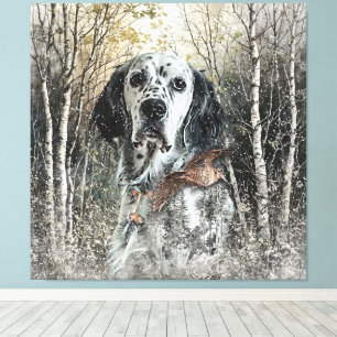 Toile Setter anglais