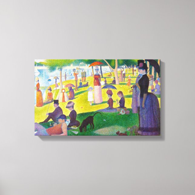 Toile Seurat La Grande Jatte Imprimer (Recto)