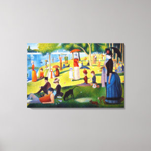 Toile Seurat : Un dimanche à La Grande Jatte