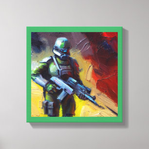 Toile SF - Héros Militaire 2