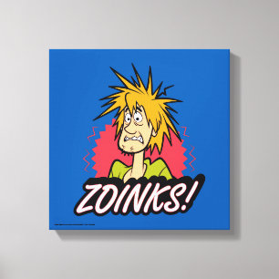 Toile Shaggy "Zoinks !" graphic