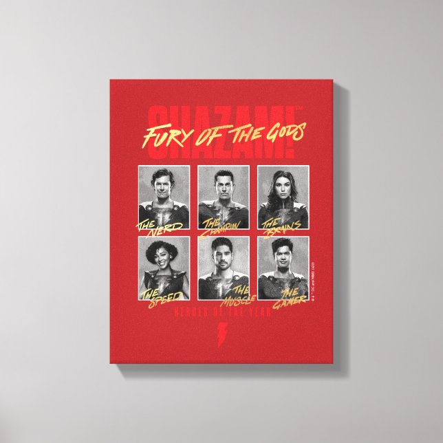 Toile SHAZAM ! Furie des dieux | Annuaire SHAZAMily (Recto)