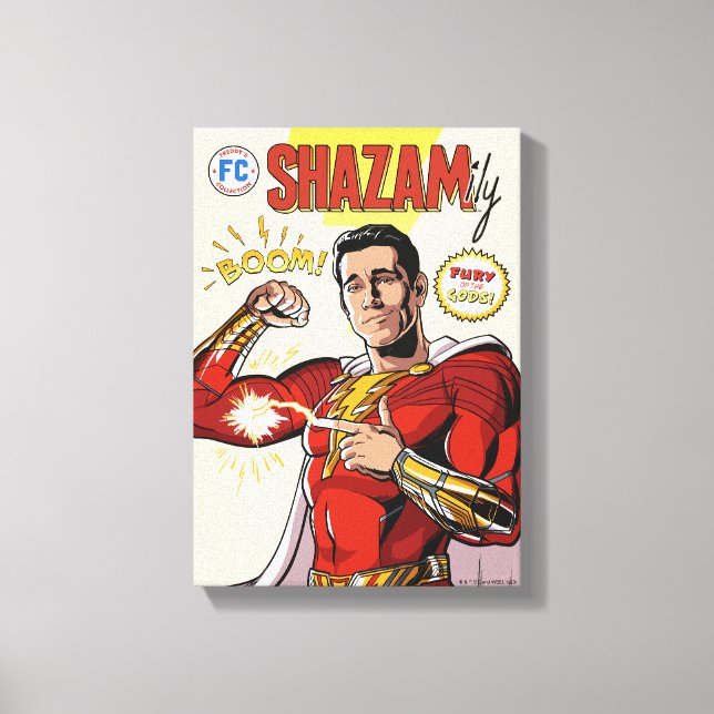 Toile SHAZAM ! Furie des dieux | Housse de bande dessiné (Recto)
