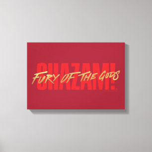 Toile SHAZAM ! Furie des dieux   Logo Golden Marker