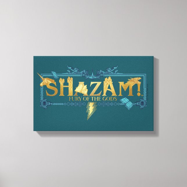 Toile SHAZAM ! Furie des dieux | Logo mythique (Recto)