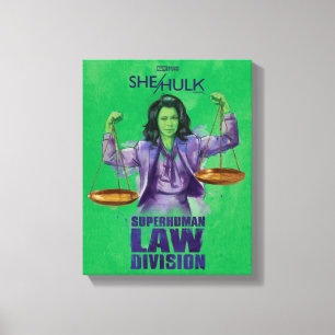 Toile She-Hulk Scales de la justice Division du droit su