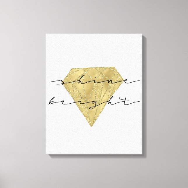 Toile Shine Diamond Or (Recto)