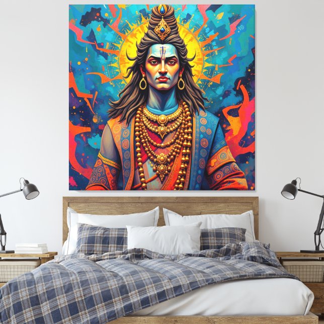 TOILE SHIVA LE DESTROYER-2 (Insitu(Chambre))