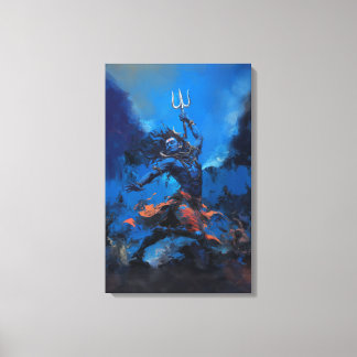 Toile Shiva Tandav Canvas Mur Art