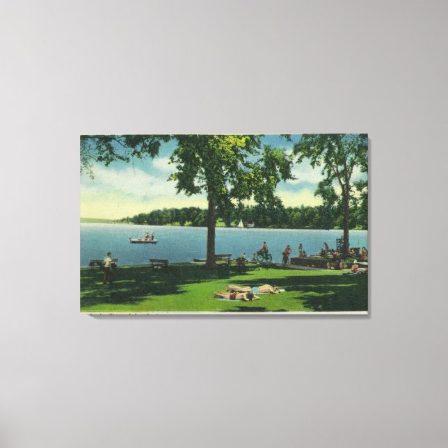 Toile Shotwell Park pendant la journée ensoleillée (Recto)