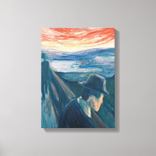 Toile Sick Mood au coucher du soleil, Despair (par Edvar