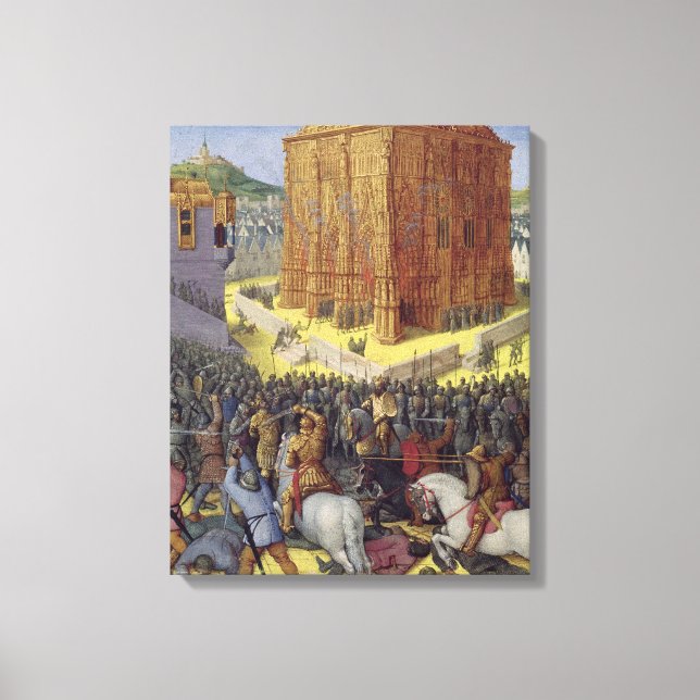 Toile Siège de Jérusalem par Nebucadnetsar (Recto)