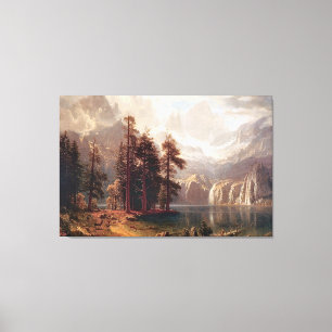Toile Sierra Nevada d'Albert Bierstadt, 1871