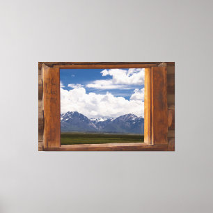 Toile Sierra Nevada par fenêtre Cabine