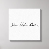 Signature Johann Sebastian Bach