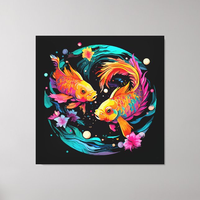 Toile SIGNE D'Astrologie Pisces (Recto)