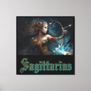Toile Signe du zodiaque Sagittaire