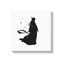 Silence Flottant – Silhouette Féminine Minimaliste