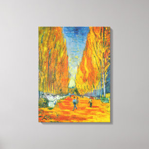 Toile Silent Avenue, Les Alyscamps par Vincent van Gogh