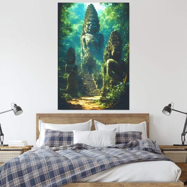 Toile Silent Guardians of Siam (Insitu(Chambre))