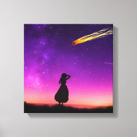 Silhouette Girl Watches