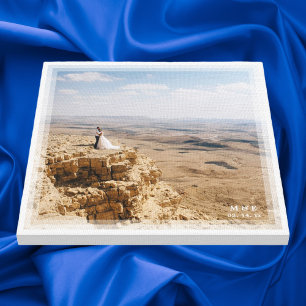 Toile Simple moderne minimaliste Mariage Anniversaire ph