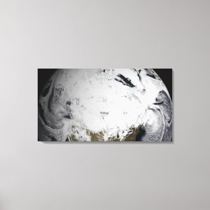 Toile Simulation de nuage d'un seul jour 2